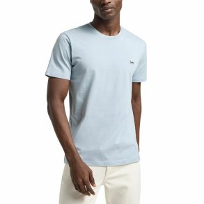 Kortrmet T-shirt til Mnd Lee Ss Patch Logo Tee