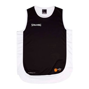 Basketballstr�je Spalding Hustle Tank Hvid Sort