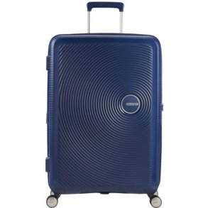 Medium kuffert American Tourister SoundBox Spinner Bl� 81 L 67 x 46,5 x 29 cm
