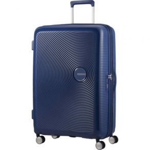 Stor kuffert American Tourister SoundBox Spinner Bl� 110 L 77 x 51,5 x 32,5 cm