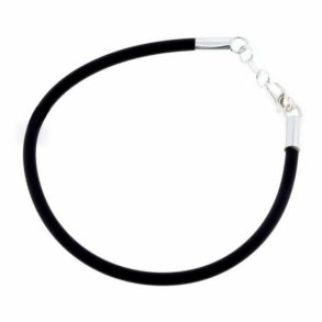 Armbnd til kvinder Cristian Lay 54778200 Sort Silikone (20 cm)