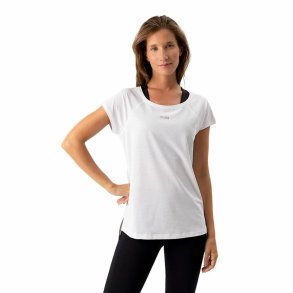 Kortrmet T-shirt til Kvinder Ditchil Ariana Hvid