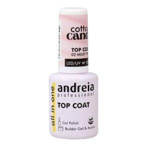 Neglelak Fikser Andreia Cotton Candy Top Coat N 02 Milky Pink 10,5 ml
