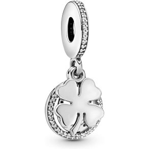 Charm til kvinder Pandora LUCKY FOUR -LEAF CLOVER