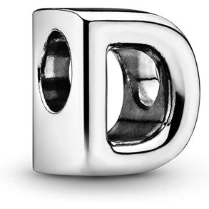 Perler til kvinder Pandora LETTER D S�lvfarvet