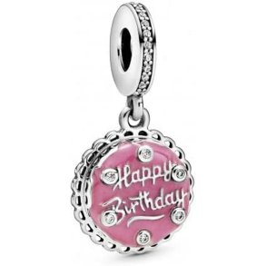 Charm til kvinder Pandora PINK BIRTHDAY CAKE DANGLE