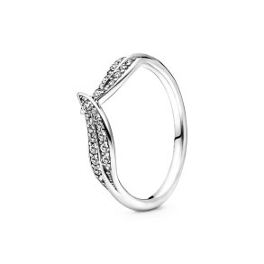 Ring til kvinder Pandora LEAF PAVE - RING - SIZE 52