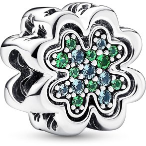Charm til kvinder Pandora SPLITTABLE FOUR LEAF CLOVER