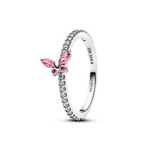 Ring til kvinder Pandora 194269C02-58 S�lvfarvet Pink