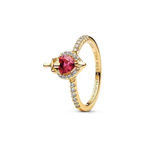 Ring til kvinder Pandora 163422C01-52 Gylden Pink
