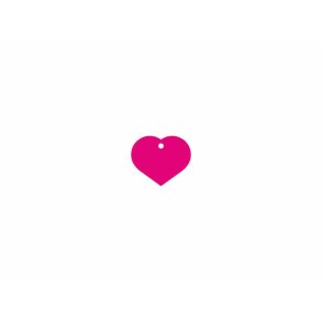 Identifikationsplade Imarc Heart Pink