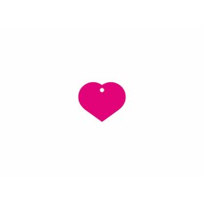 Identifikationsplade Imarc Heart Pink