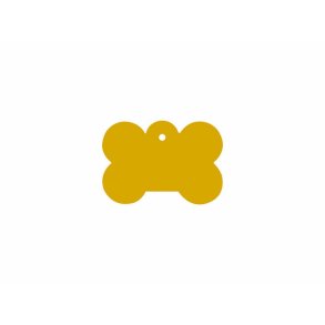 Identifikationsplade Imarc Bone Gul Gylden