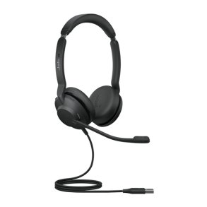 Hovedtelefoner med mikrofon Jabra Evolve2 30 SE Sort