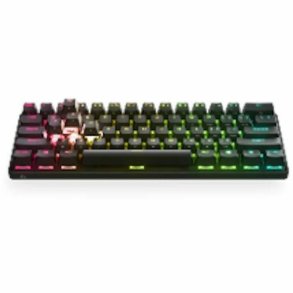 Tastatur SteelSeries Apex Pro Mini Sort Tr�dl�st Baggrundsbelyst LDC AZERTY