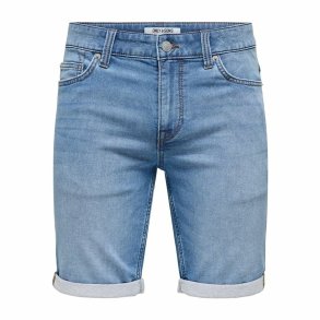 Herre Jeans Shorts Only & Sons Onsply 8584 Blue Denim Bl