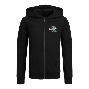Httetrje til Brn Jack & Jones JCOSPACE LOGO SWEAT 12221210 Sort