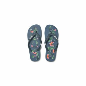 Klipklappere til m�nd Jack & Jones FWLOGO PALM PRINT 12230642 Marinebl�