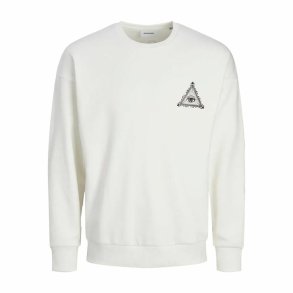 Sweaters uden Htte til Mnd Jack & Jones Jjmystic Hvid Brun