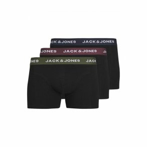 Boxershorts til mnd Jack & Jones Jacaron Solid Trunks Sort