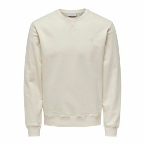 Sweaters uden Htte til Mnd Only & Sons Onsdan Unshed Reg Crew Neck Hvid