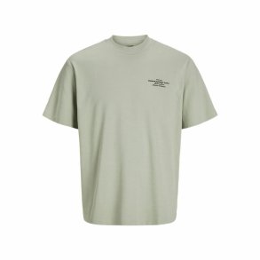 Kortrmet T-shirt til Mnd Jack & Jones Jprblachad Brandingw Neck