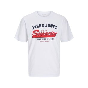 Kort�rmet T-shirt til M�nd Jack & Jones 12268267-C-N100