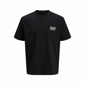 Kortrmet T-shirt til Mnd Jack & Jones Jcodynamic Dust Ss Crew Neck Sort