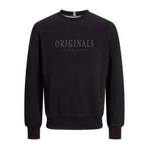 Sweaters uden H�tte til M�nd Jack & Jones JORFREDERIKSBERG SWEAT 12265756 Sort