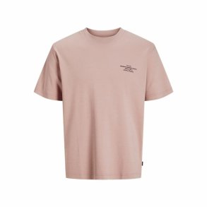 Kortrmet T-shirt til Mnd Jack & Jones Jprblachad Brandingw Neck
