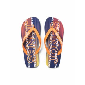 Klipklappere til mnd Jack & Jones JFWLOGO 2.0 FLIP FLOP Orange