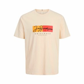 Brne Kortrmet T-shirt Jack & Jones Jorfrederiksberg Beige