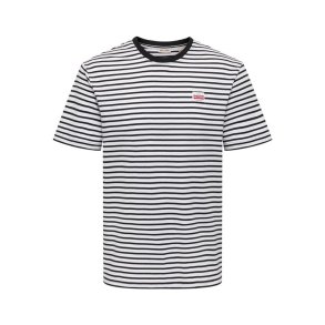 Kort�rmet T-shirt til M�nd Only & Sons Onsdawson Reg Stripe Sort