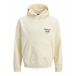 H�ttetr�je til M�nd Jack & Jones JORNORREBRO TYPO BACK SWEAT HOOD SN 12283054 Beige