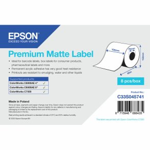 Printer labels Epson C33S045741  76,2 mm (1 enheder) (18 enheder)