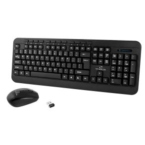 Tastatur og mus Titanum TK108 Sort Qwerty US