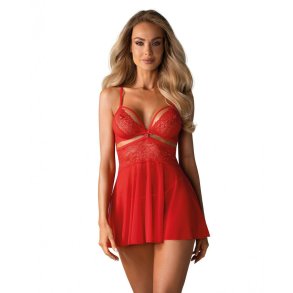 Babydoll Obsessive 838-BAB-3 Rd S/M
