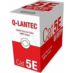 UTP kategori 5 stift netvrkskabel Q-Lantec KIU5PVC305NC Gr 305 m