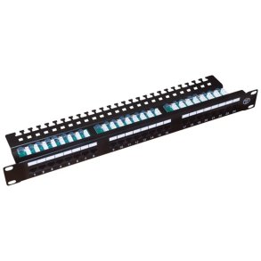 24-port UTP kategori 5e Patch Panel Alantec PK013