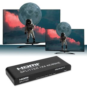 HDMI-kontakt Qoltec 51799 Sort