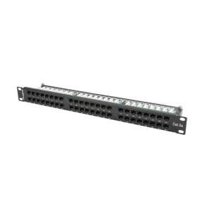 48-port UTP kategori 6 Patch Panel Lanberg PPU5-1048-B