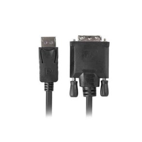 DisplayPort-kabel Lanberg CA-DPDV-10CU-0018-BK Sort