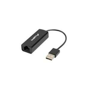 USB 2.0 til RJ45-netvrksadapter Lanberg NC-0100-01 0,15 m