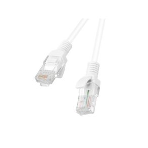 UTP kategori 6 stift netvrkskabel Lanberg PCU5-20CC-0200-W Hvid 2 m