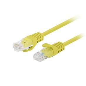UTP kategori 6 stift netvrkskabel Lanberg PCU6-20CC-0150-Y Gul 1,5 m
