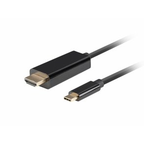 USB-C til HDMI-kabel Lanberg CA-CMHD-10CU-0018-BK 1,8 m Sort