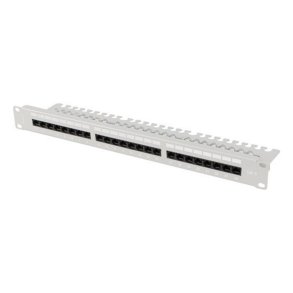 24-port UTP kategori 6 Patch Panel Lanberg PPU6-1124-S