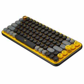 Tastatur Logitech POP Fransk Gul AZERTY
