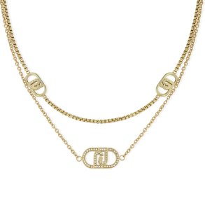 Halskde til kvinder LIU JO LJ2907 Gylden