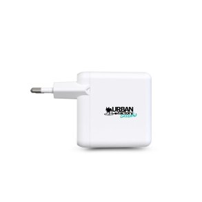 Vgoplader + USB kabel Urban Factory GSC65UF Hvid
